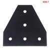 1Pcs T/L Type 5 Hole Joint Board Plate Corner Angle Bracket Connection Joint Strip For 2020 3030 4040 Aluminum Profile