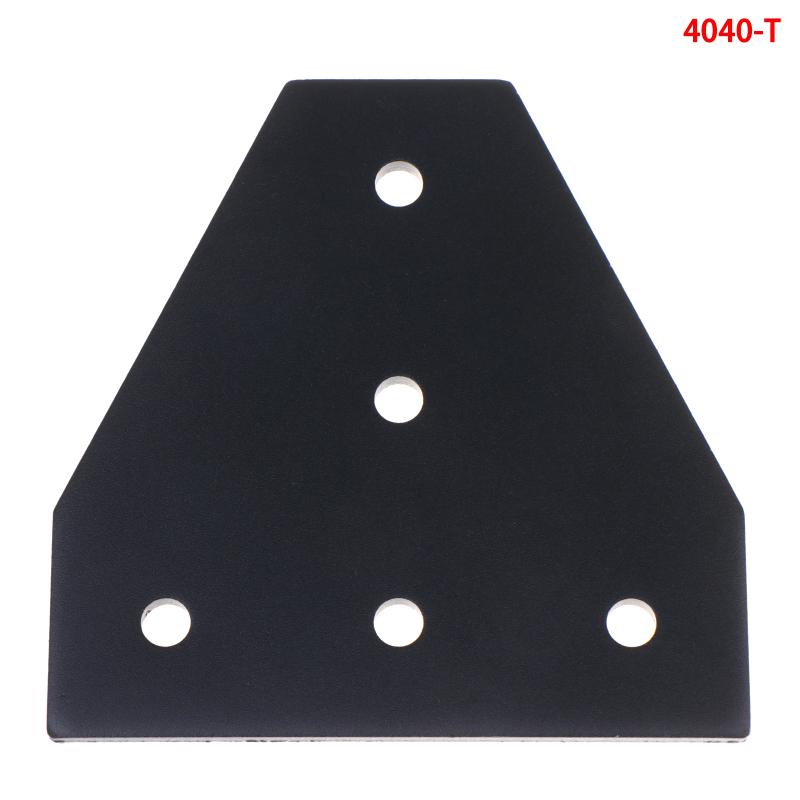 1Pcs T/L Type 5 Hole Joint Board Plate Corner Angle Bracket Connection Joint Strip For 2020 3030 4040 Aluminum Profile