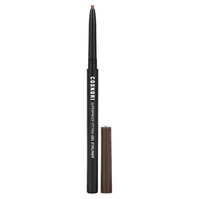 Superproof Fitness Gel Eyeliner, 04 Peanut Brown, 0.13g