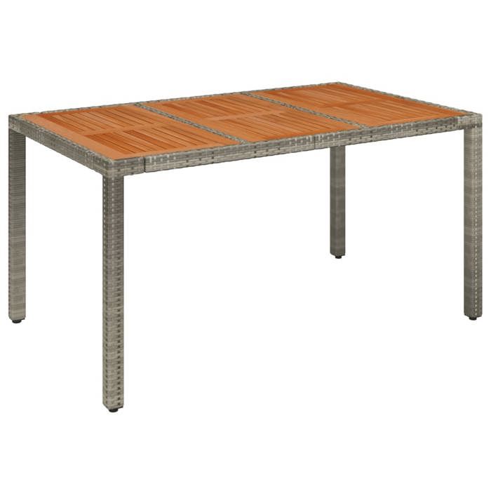 VidaXL Ensemble à Manger de Jardin avec Coussins 7 pcs, Table et Chaises avec Dossier Réglable, Meubles d'Extérieur Patio 3212243