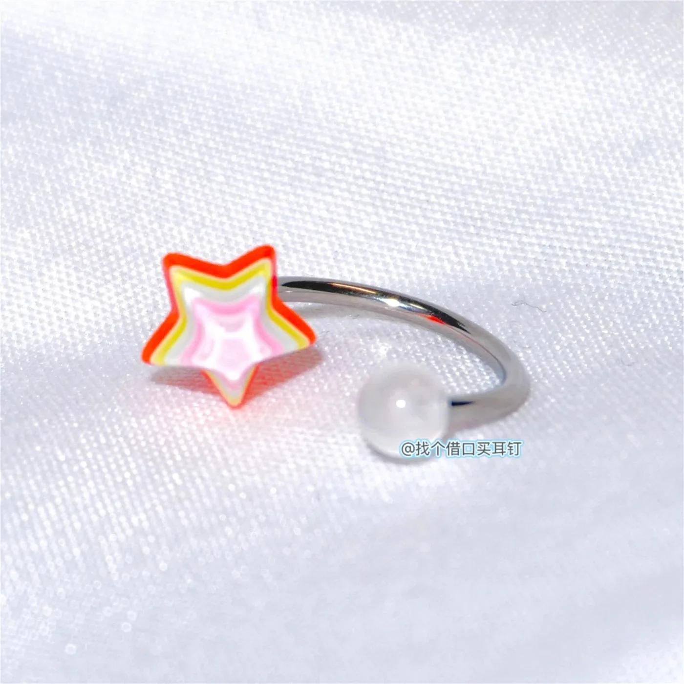 

1PCS Cute Heart Arrow Pink Zircon Ear Bone Nail New Fashion Y2K Punk Small Earring for Women Girl Cochlea Jewelry Party Gift