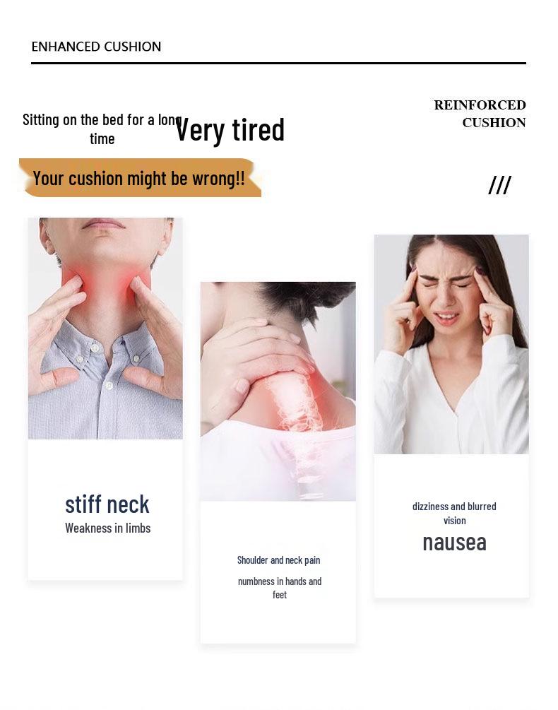 2025 New Large Soft Backrest Pillow: Double Bed, Neck, and Waist Support for Pregnancy and Sofa