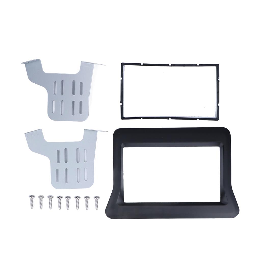 2 DIN Car Dash Mount Trim Kit Stereo Radio Fascia GPS CD DVD Panel Frame Replacement for OPEL Movano 2010‑2016