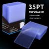 Premium 35PT Clear Top Loader Shields 25PCS Trading Card Holder Hard Plastic Card Sleeves Protectors for MTG PKM Sports Cards