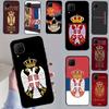 Étui pour Honor Magic 5 Pro 50 70 90 X8 X7a X9a Huawei P Smart Nova 9 5T P60 P40 P20 P30 Lite avec Drapeau Passeport Serbe