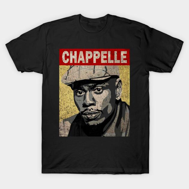 

Men Black Print T-shirt Vintage Dave Chappelle No-Cut Transfer Paper Print Cotton Tshirt XL чорний