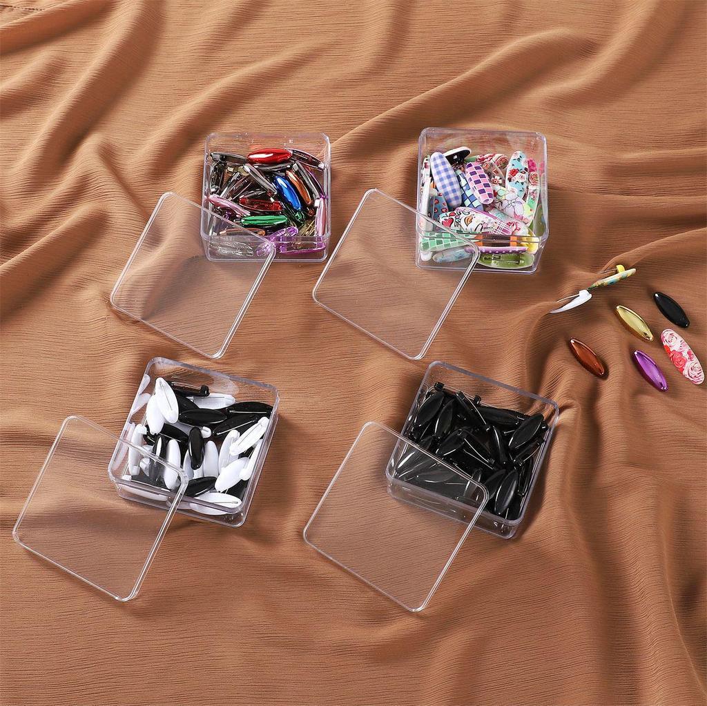36-Piece Acrylic Safety Pins & Scarf Clips Set - Printed and Solid Colors