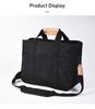 Trendy Multi-Functional Canvas Mommy Bag - Fashionable Mother & Baby Shoulder Messenger
