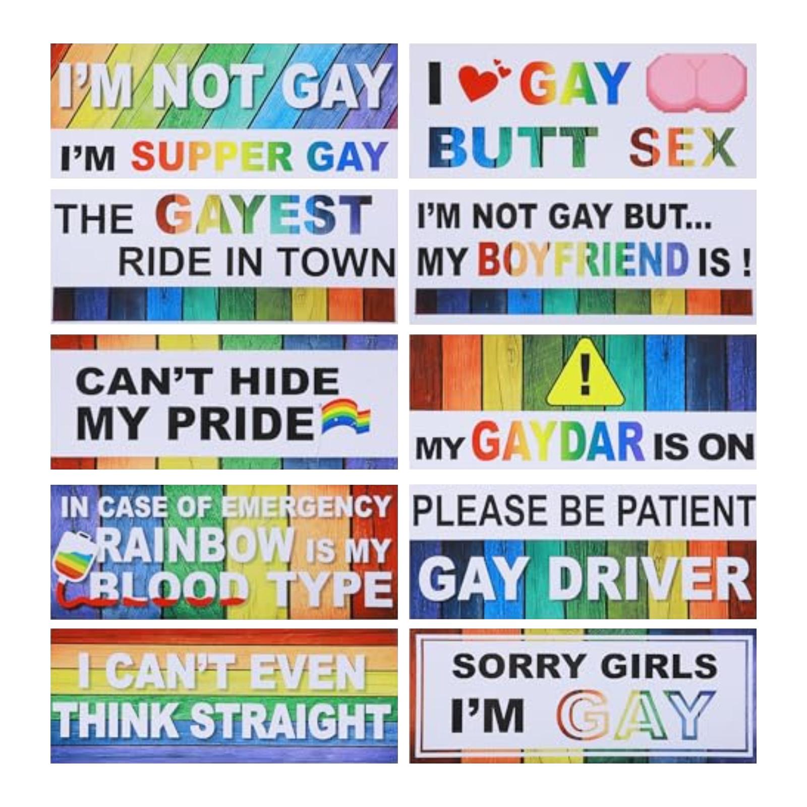 

10pcs Car Bumper Stickers, Rear Emblem Stickers, Decals One Size