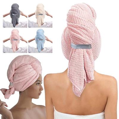 Microvezel haarhanddoek voor vrouwen en kinderen - Essentieel voor op reis en in de badkamer - Snel drogende haartulband voor krullend, lang en dik haar 39,37''x23,62''