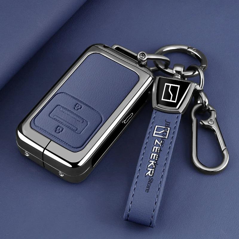 For Geely Zeekr 9X 001 Car Key Bag Shell Remote Key Protector Car Key Case Cover Shell Holder Interior Car Accessories