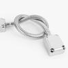 Zinc Alloy Head Cable Protection Sleeve Exposed Mount 304 Stainless Steel Door Loop Metal Wire Pipe Armored Cable