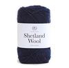 Yokota DARUMA Shetland Wool Yarn, Medium Thickness, Col. 5, Blue, 50g, Approx. 136m, Set of 5, 6380