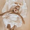 INS Geraffte Musselin Baby Pucktücher für Neugeborene Säuglingsbettwäsche Bio Baby Zubehör Neugeborenes Empfangsdecke Baumwolle