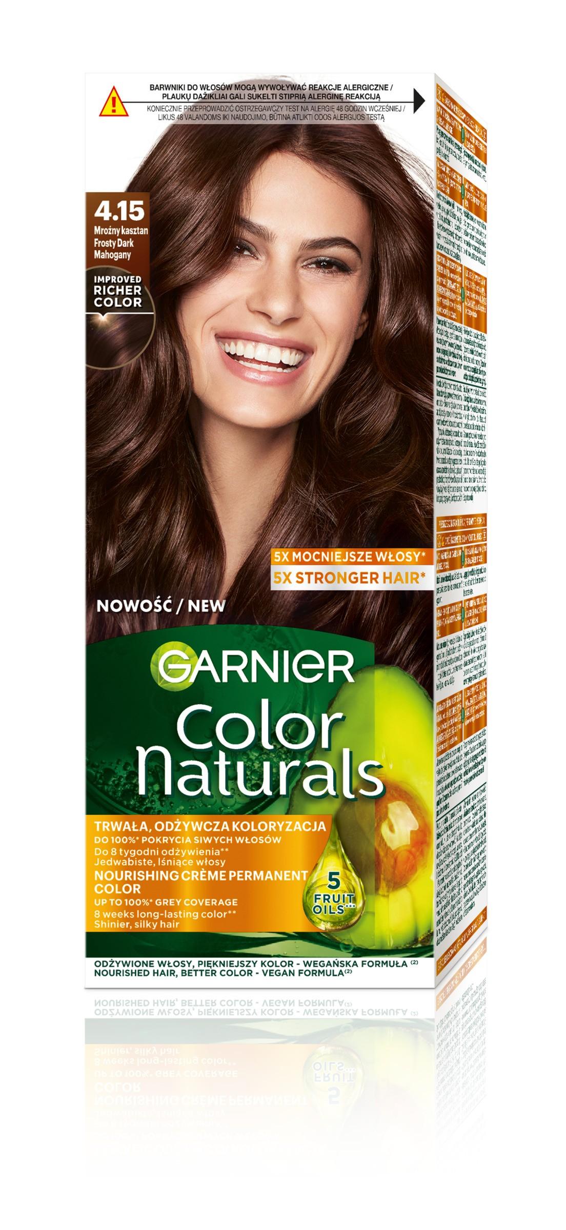 Garnier Crema/Bianchi Cera Colore 4.15 Mrones Chestnut - Immagine 3