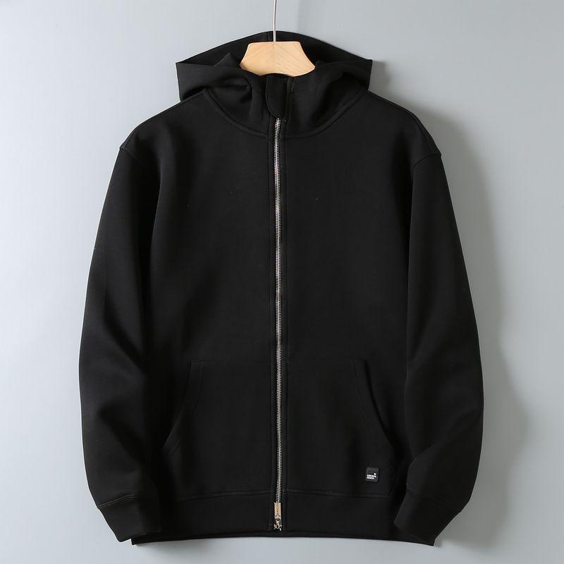 Original Export Designer Line Heavyweight Couple's Style Autumn Unisex High-End Basic Versatile Cardigan Sweatshirt Jacket