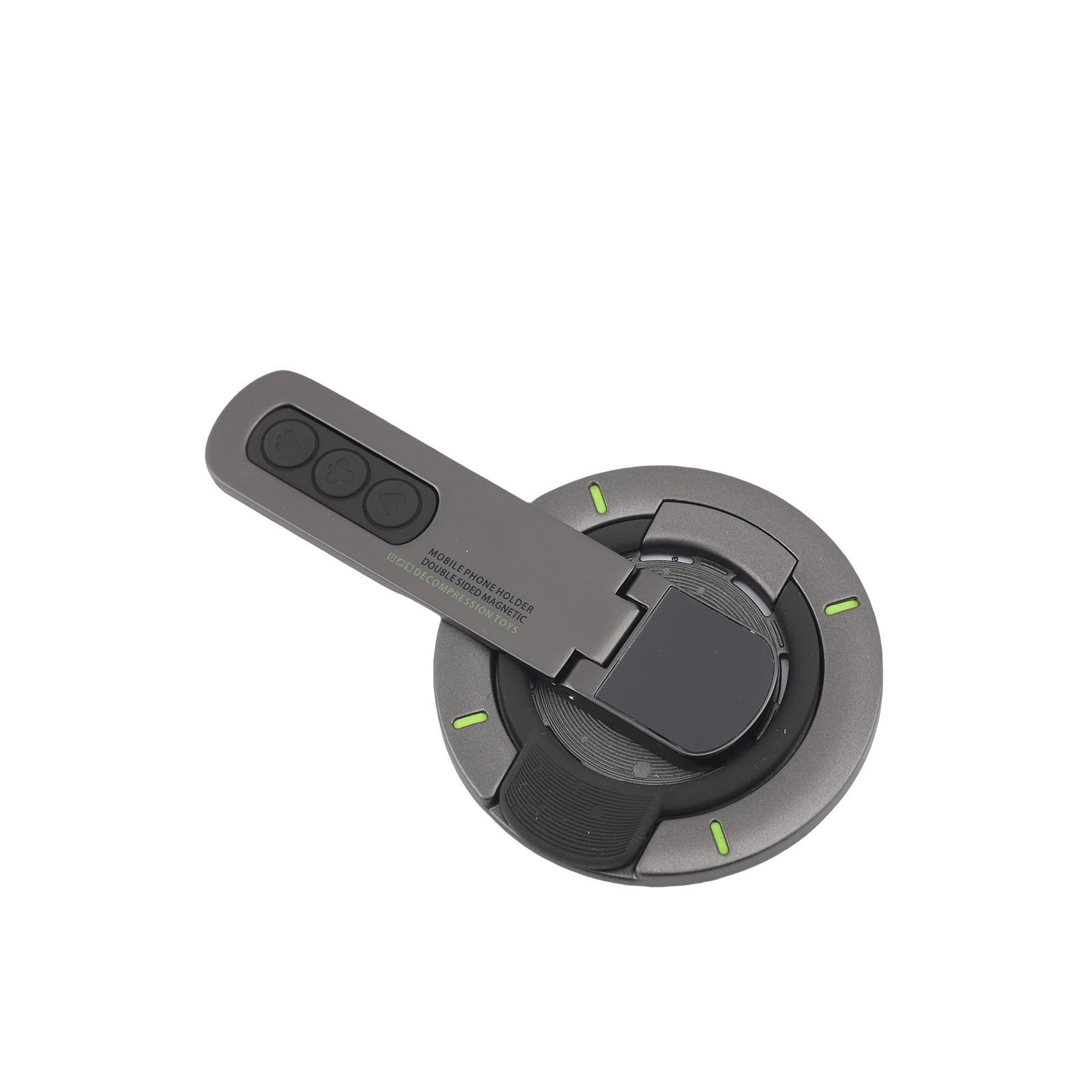 Double Sided Magnetic Phone Stand 360 Rotating Magnetic Phone Kickstand for Desktop Gym Equipment