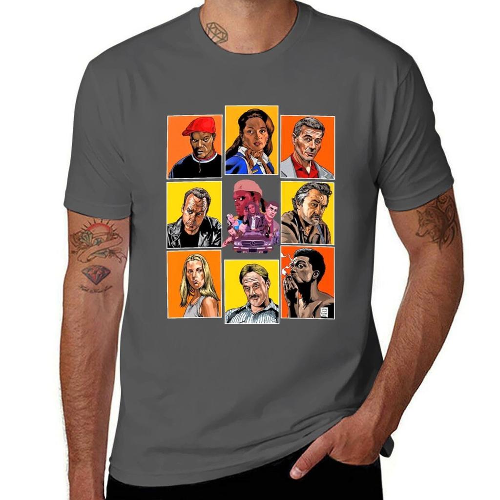 Bridget Fonda Jackie Brown Tshirt Quick Dry Training Short Sleeve Tee Tshirt