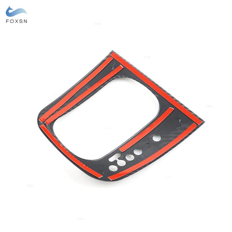 Car Accessories Carbon Fiber Pattern Central Control Gear Shift Panel Cover Trim For VW Golf 6 MK6 GTI 2008 -