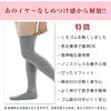 Made in Warm and Comfortable and Black Women's Knee-High Socks, Japan, Comfortable, Wrapped,