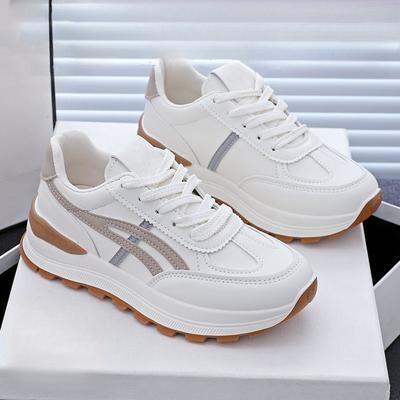 Summer Women's Shoes New Breathable Little White Shoes Children Versatile Korean Version Thick-soled Heightening Sports Shoes Casual Shoes Women