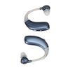 1 Pair Rechargeable Sound Amplifier Bluetooth Stable Transmission Noise Reduction Sound Aid Hearing Device Blue
