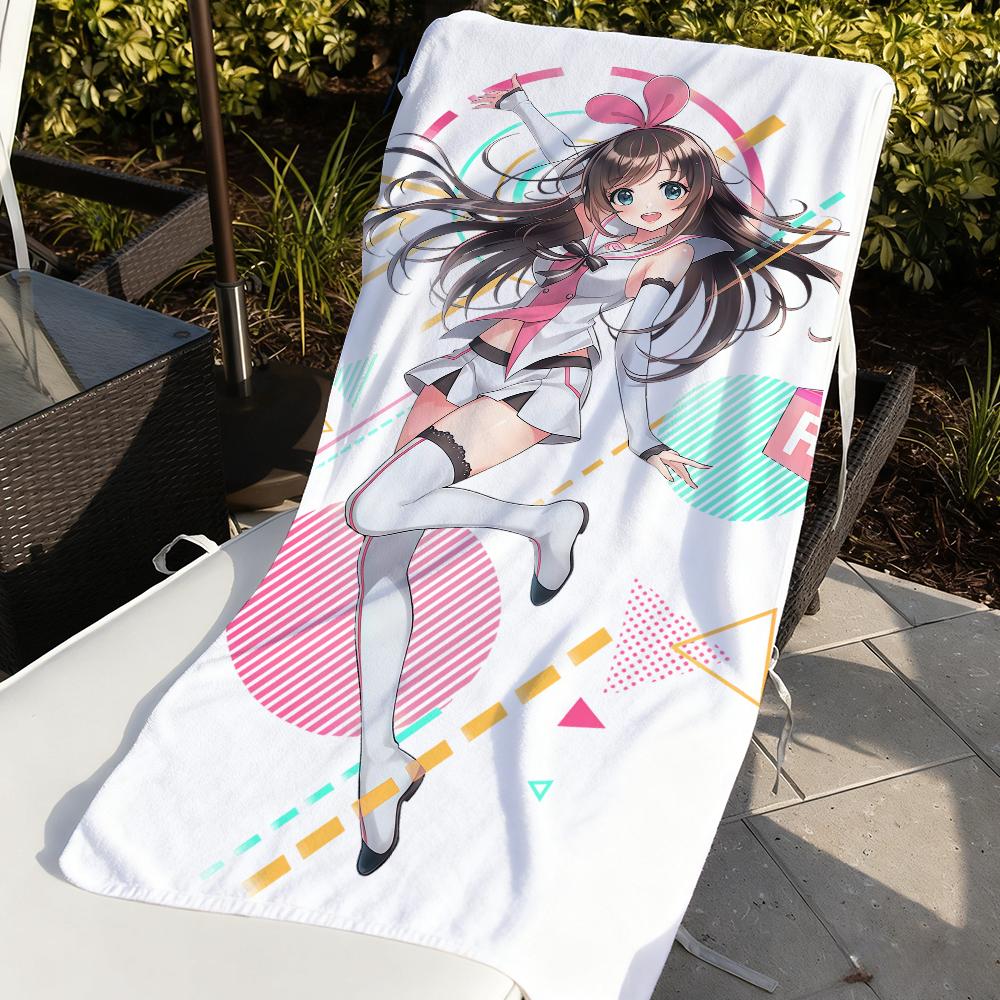 Musician Kizuna A-Ai Towel Sports Quick Dry Travel Camping Gear Sandproof Soft Light Large Beach Towel