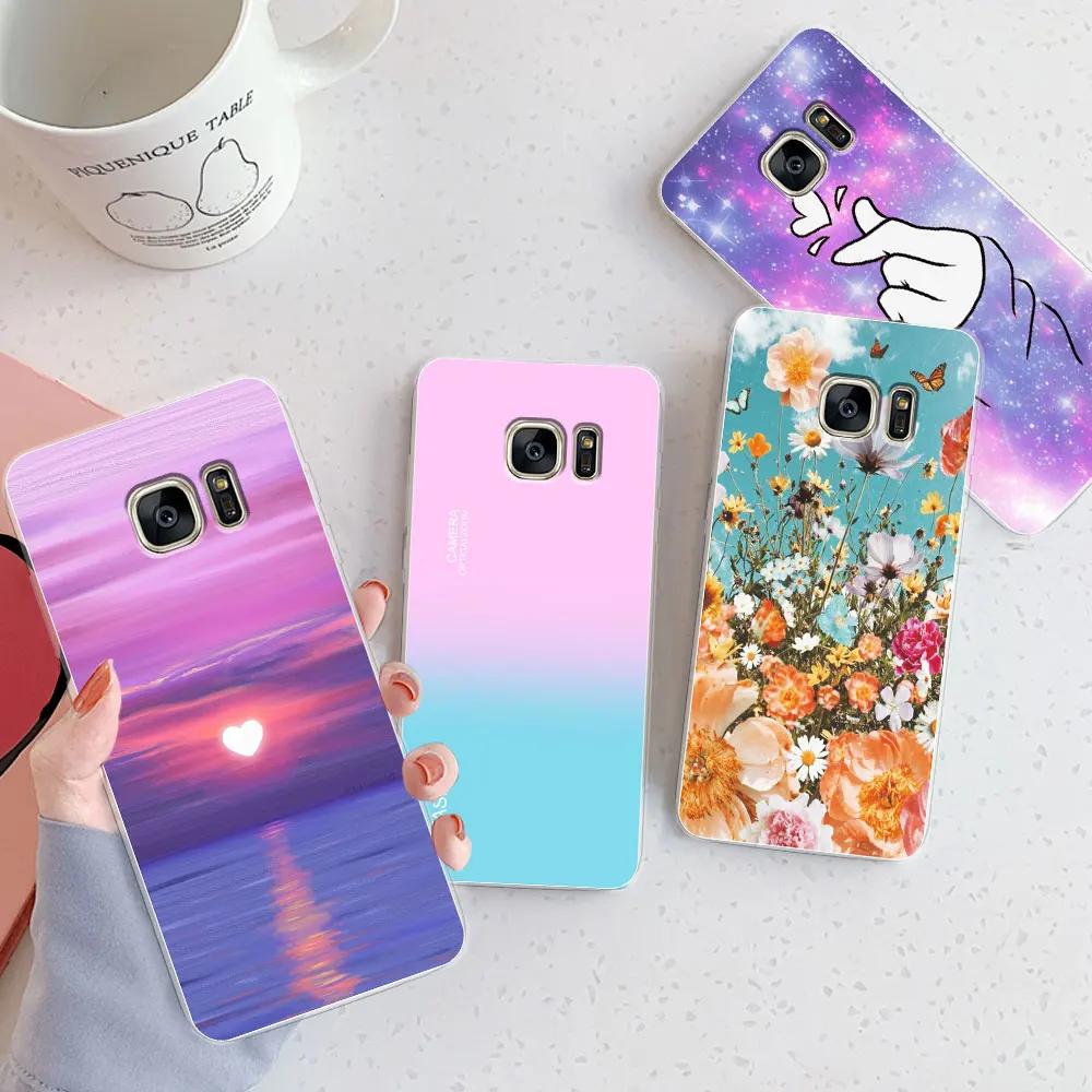 For Samsung Galaxy S7 Edge Case Cover Shockproof Back Phone Case For Samsung Galaxy S7 Edge S6 S6 Edge Plus Silicon Clear Bumper