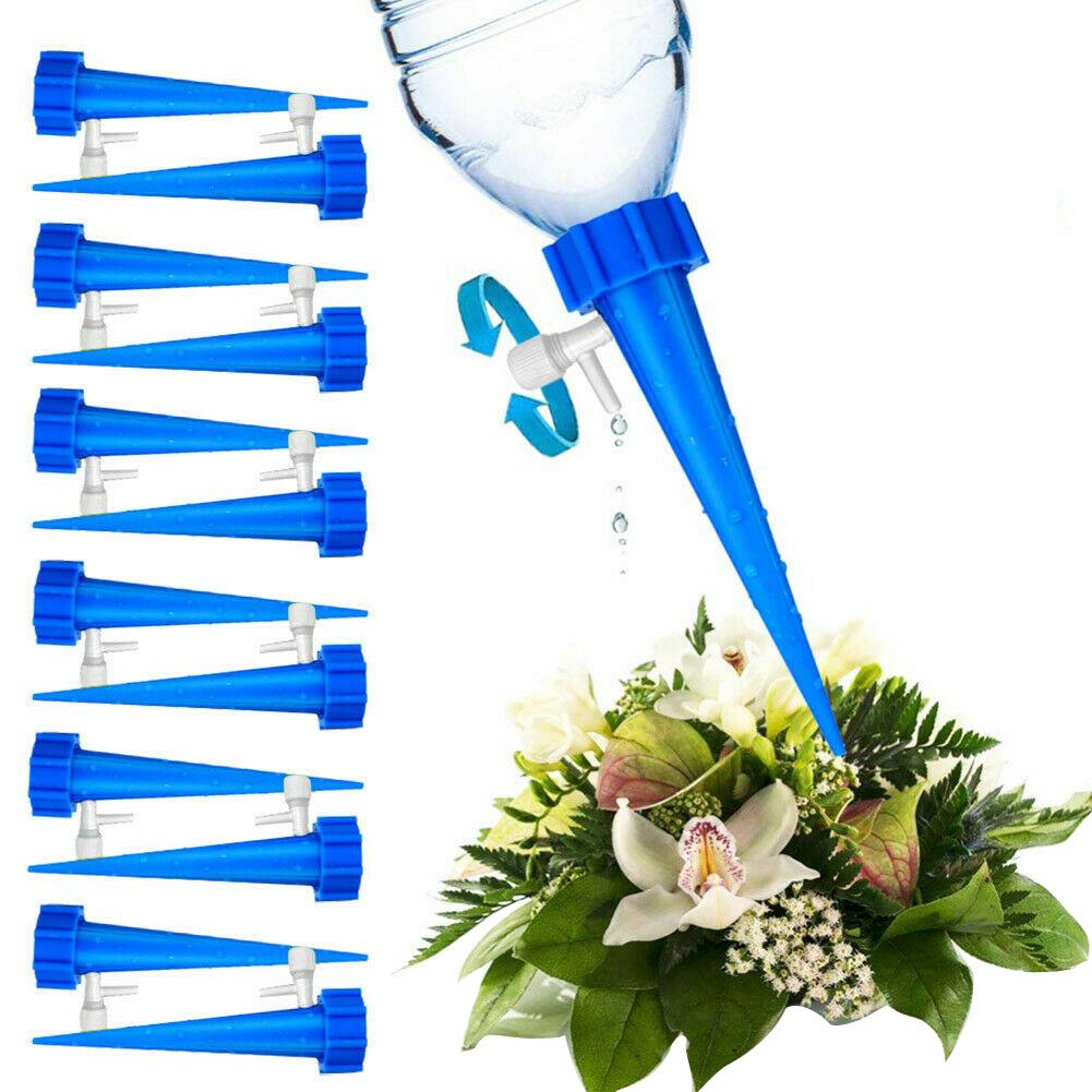 12Pcs Plant Water Funnel Flower Drip Spikes Automatically Watering Tools Dripper Waterer Watering Device Gardening supplies