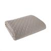 VELVI Bedspread 220x240cm - gray-beige elegance with a geometric pattern