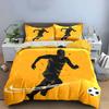 "Soccer Training Three-Piece Set" Multiple sizes kid's and adults' bedroom Exquisite 3PC bedding set gift