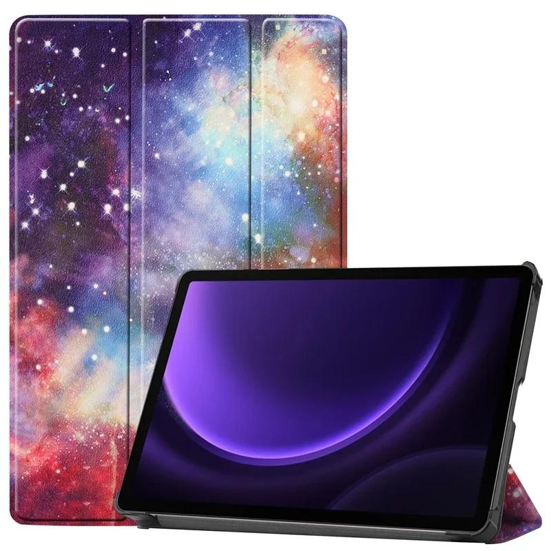 Stand Fall für Samsung Galaxy Tab S9 FE Fall 10,9'' PU Leder Auto Schlaf Abdeckung für Funda Galaxy Tab S9 FE Fall X510 X516 X516B