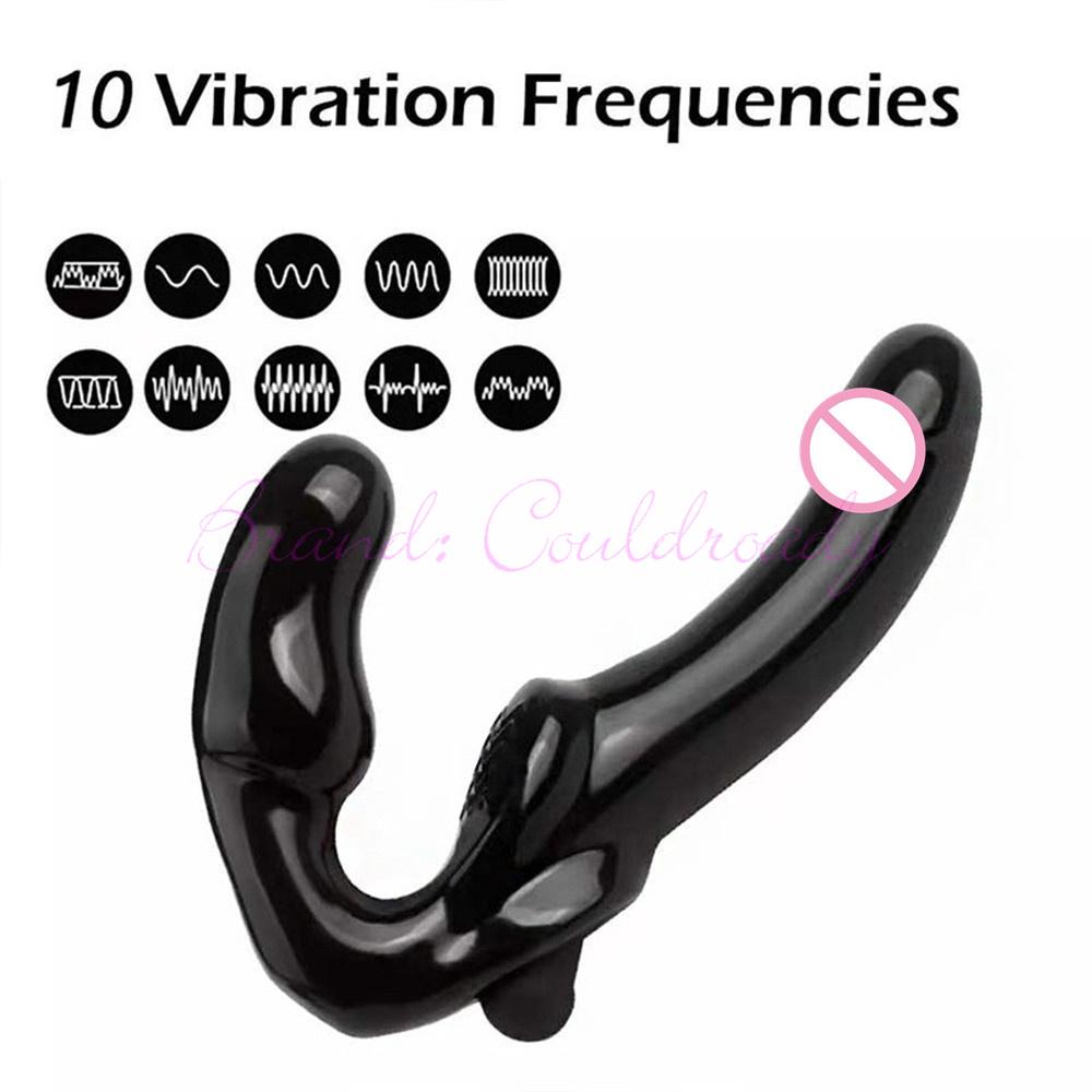 Strap-on Double Heads Dildo Vibrators Sex Toys for Women Couple Exotic Accessories Vagina Prostate Massager Oral for Men