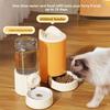 Katzenwasserspender, Hundehaustier-Futterautomat, Hunde-Wassertrink- und Fütterwunder, Tragbar und ohne Stecker