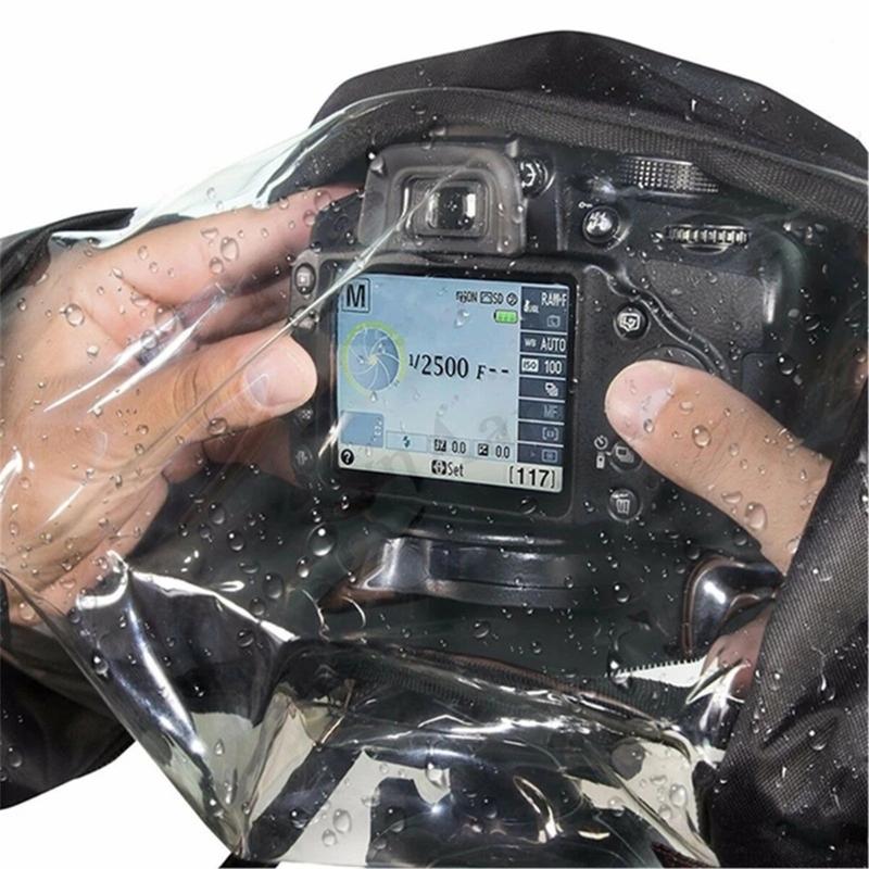 Waterproof DSLR Camera Cover AntiFog TPU Window Protective Shell For Outdoor Photography Rain Snow Protections Nylons
