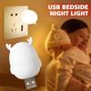 Mini USB LED Nachtlicht USB Stecker Nachtlicht Schlafzimmer Nachttisch Küchenlampe Cartoon Dekoration Tischlampe Für Kinder Geschenk