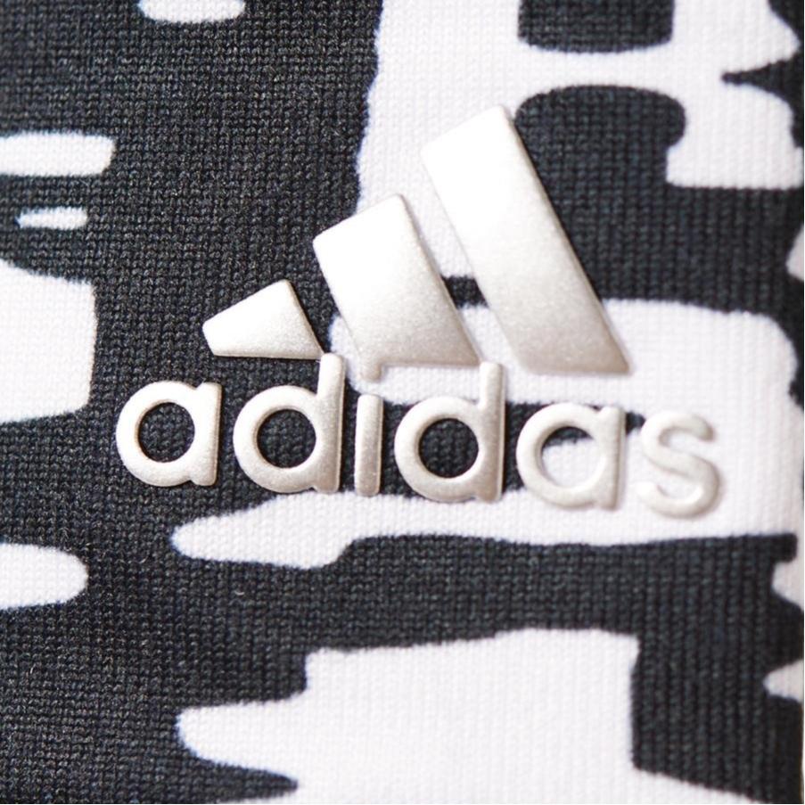 Adidas All-Over Print Elastic Waist Leggings Women Leggings Black AB7123