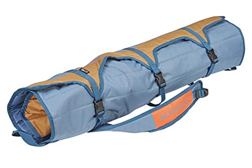 Kelty Low Down Camp Chair Portable Folding Chair Festival Camp Beach Day Tapestry Blue –