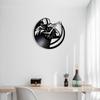 Trap Skeet Shooting Wall Clock Modern Decoration Men's Cave Bedroom Living Room Shooter Exclusive Gift Vinyl Record Wall Watch