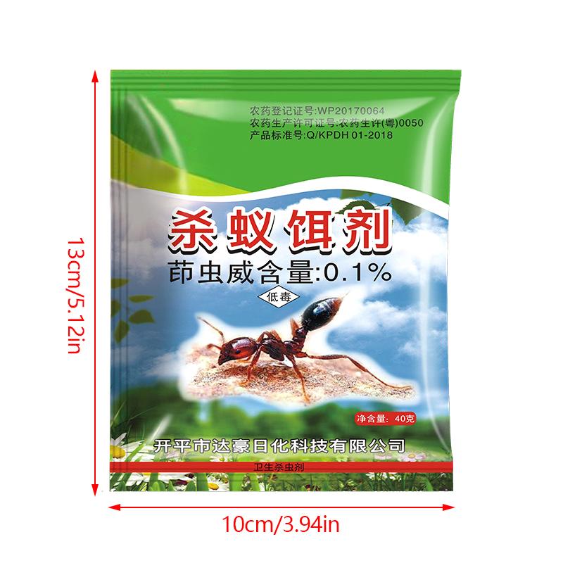 Etkili Karınca Öldürücü Yem Ajanı Özel İlaç Kırmızı Ateş Karıncasını Kontrol Etme 40 Gramlık Paket Ev Dış Mekan Bir Yuva Dolusu Karınca İlacı