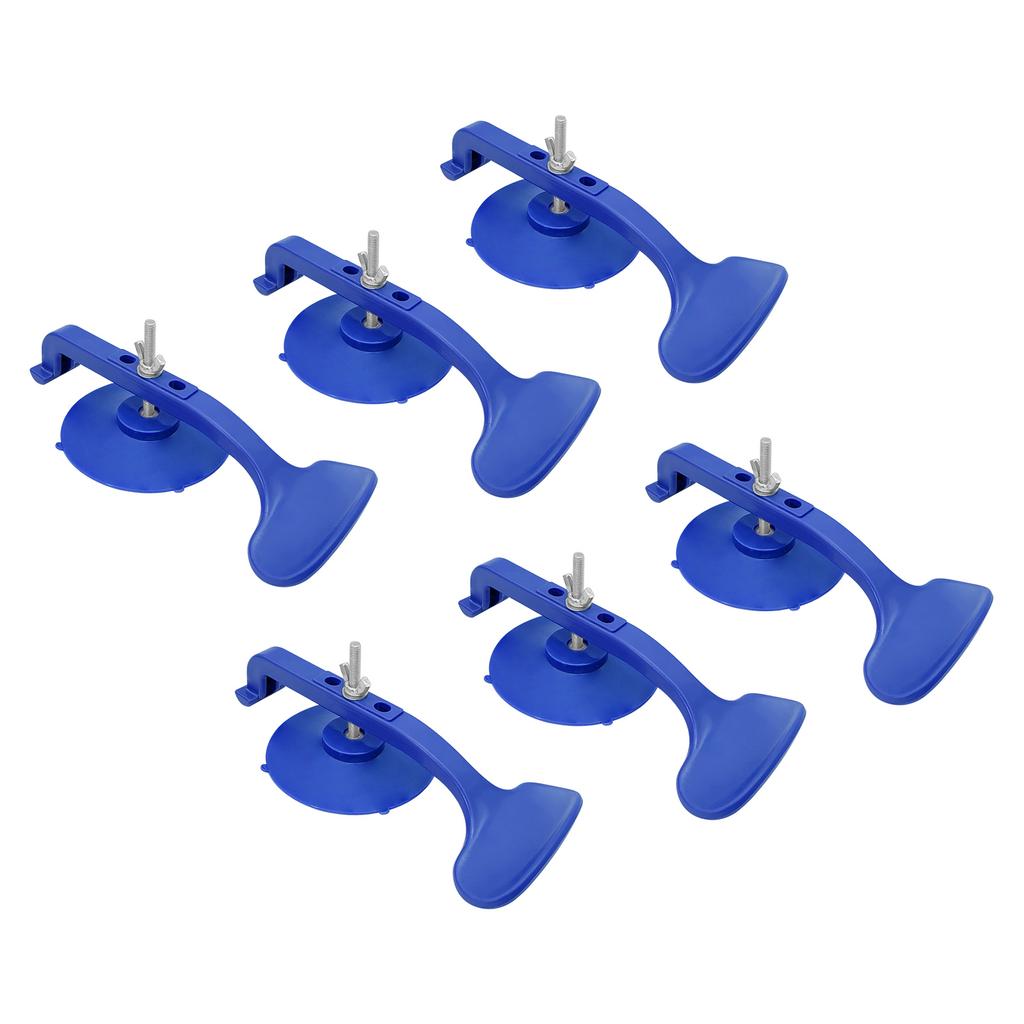 6 Pack Giant Suction Cup Clamps for Convertible Glass Windshield Repair/Gluing Quality Plastics Made Easy Operation