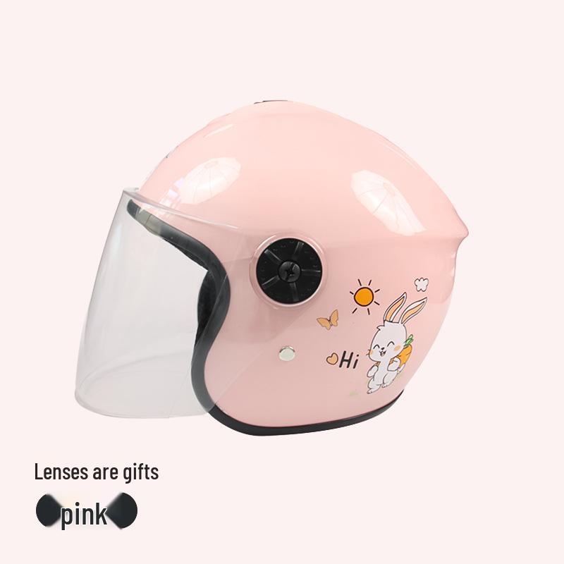 National Standard Kids Cartoon Safety Helmet - Breathable, Shockproof, Winter Warm One Size