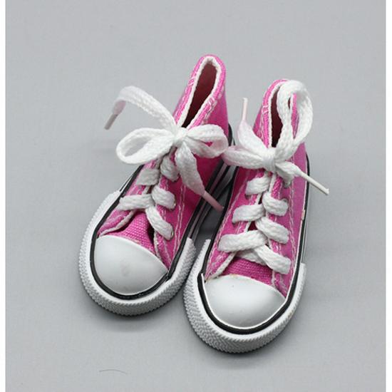 

Кеды из парусины 7,5 см для 16-дюймовых салонных кукол BJD розы красного