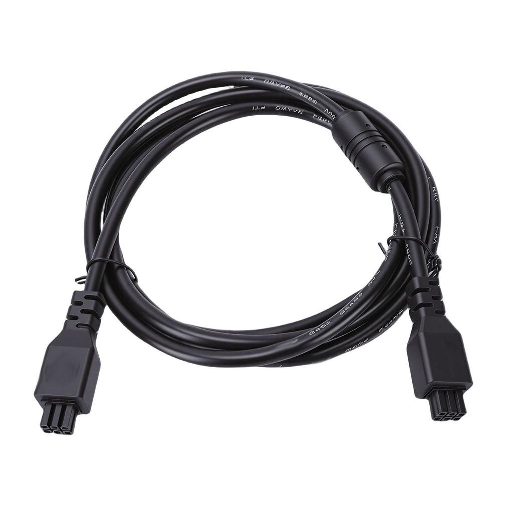 6 Pin Extension Cable Fit for Bambu Lab X1 P1 P1P P1S H2D 3D Printer AMS Lite Cord with Magnet Ring 1.5m