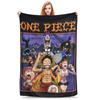 1PC One Pieces Running Scared Heavy Metal Logo  Winter Blankets for Adults Bedding Home Interior Sofa Knee