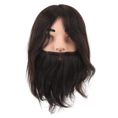Male Mannequin Head with Beard Simulation Beard Head Model Barber Manikin Head Doll Head for Hair
