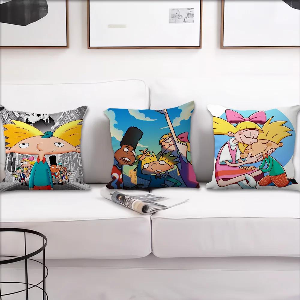 H-Hey A-ArnoldS Comfortable soft Pillow Case for Sofa Living Room Home office Decor Protective Covers