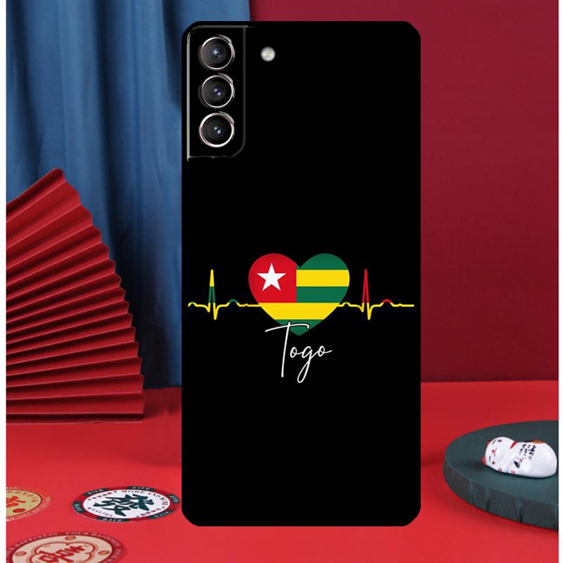 

Togo Flag Phone Case For Samsung Galaxy S25 S24 Ultra S9 S10 S20 S21 S22 S23 Plus S24 FE Back Cover Galaxy S22Ultra