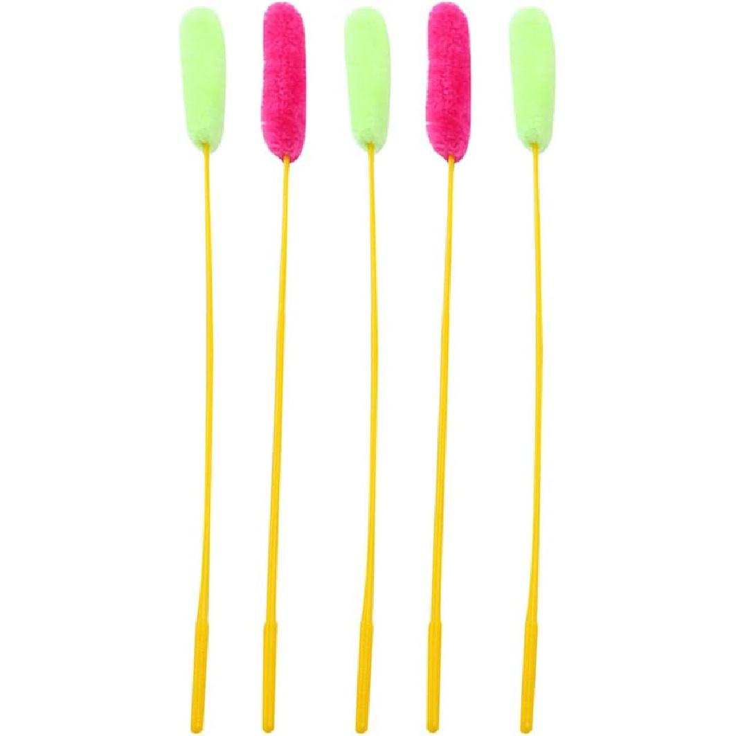 5pcs Plush String Toy Training Wand Cat Interactive Plush Wand Toy Funny Stick Teaser for Cat Kitten (Random Color)- Dog Toy