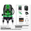 High Precision Outdoor Laser Level with Automatic 2, 3, or 5 Green/Blue Light Lines